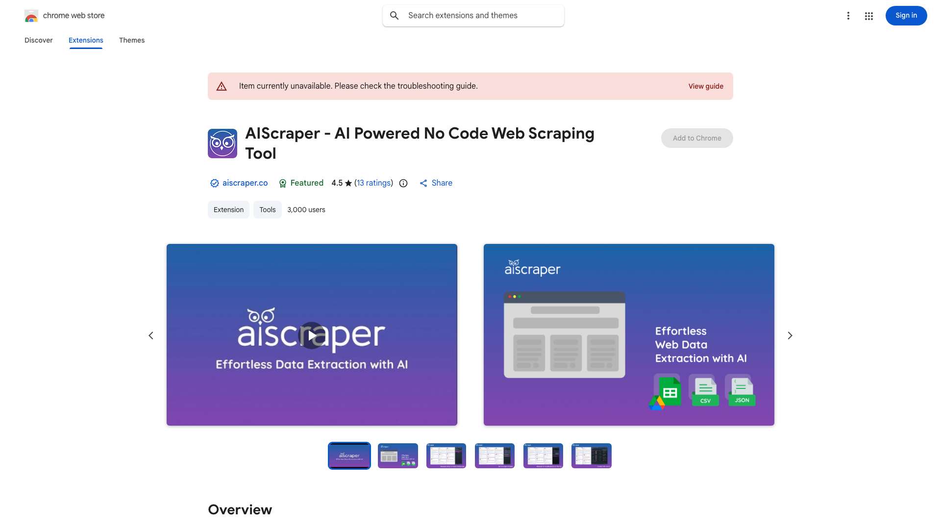 AIWeb Scraper cover
