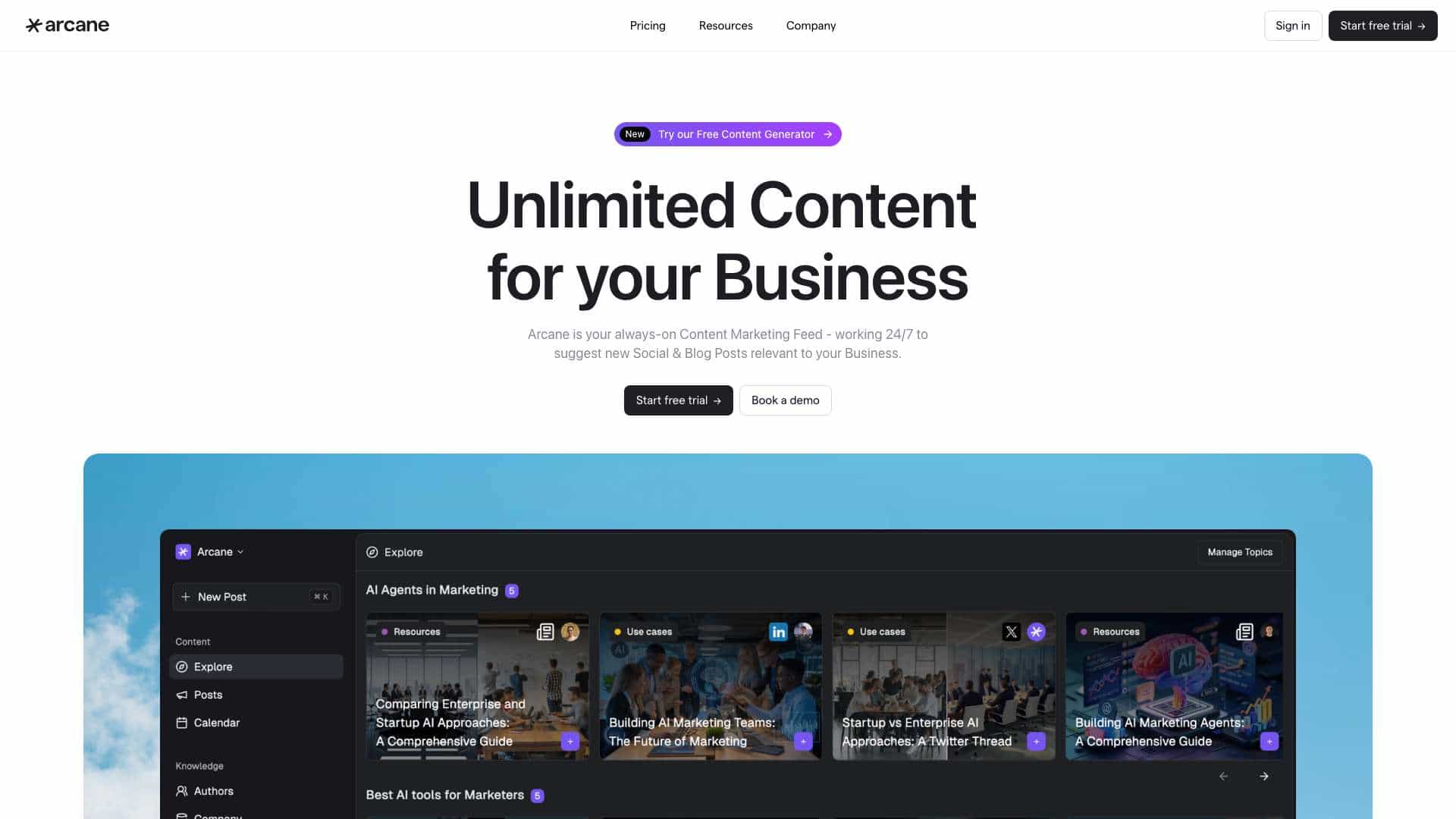 Arcane | Workflow Automation for Modern Marketers cover