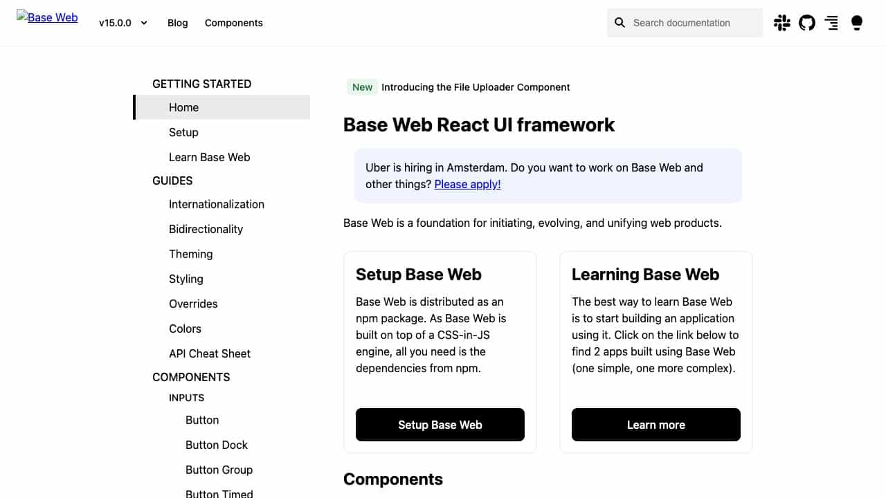 Base Web cover