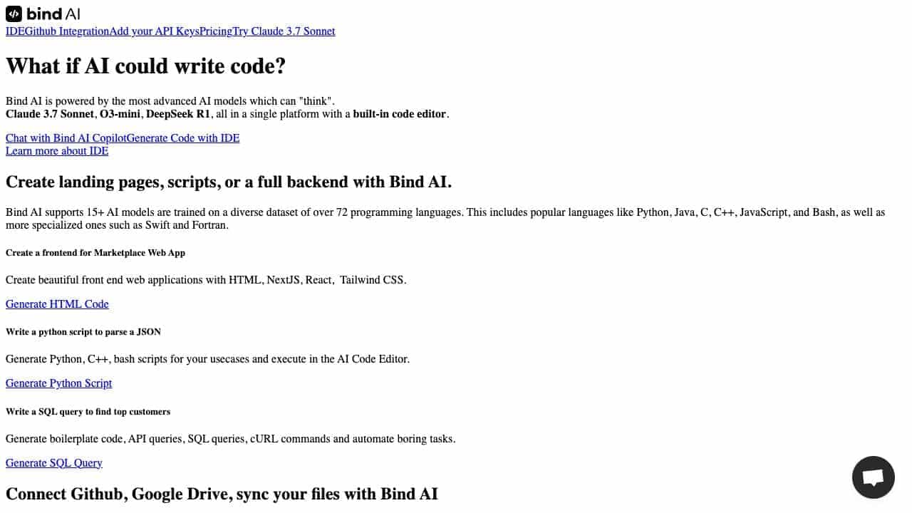 Bind cover