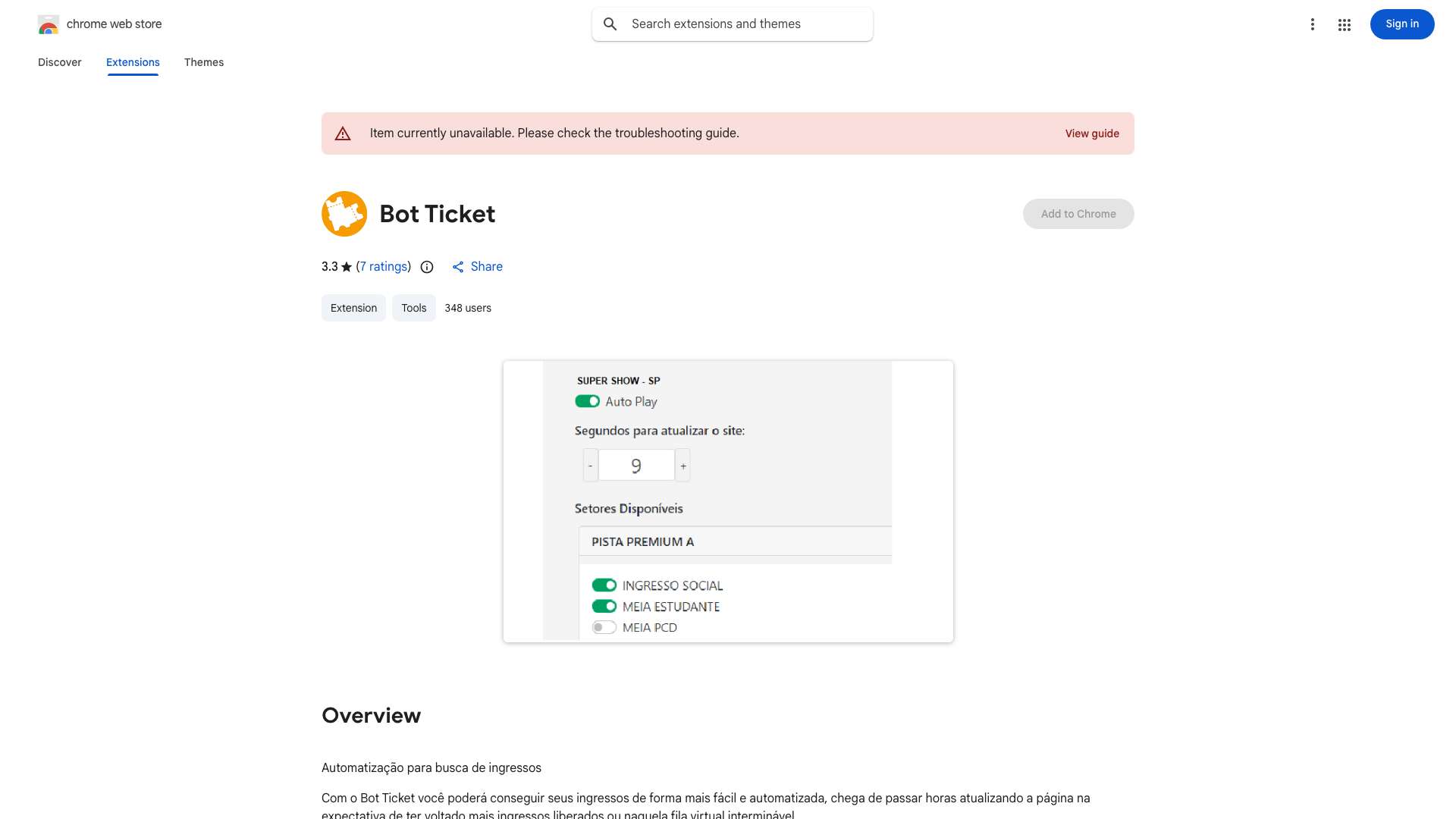 Bot Ticket cover