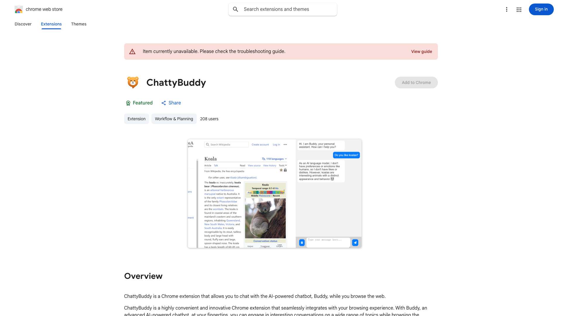 ChattyBuddy cover