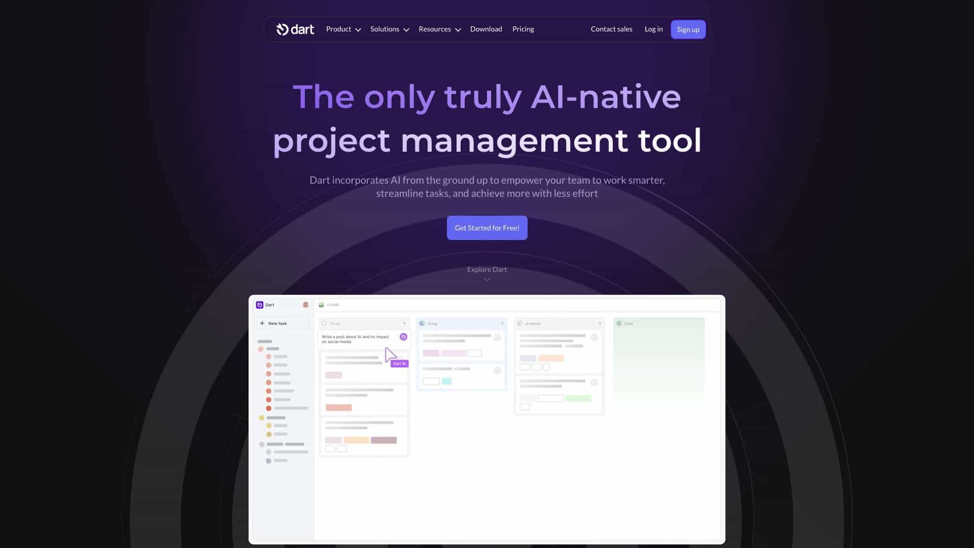 Dart - Project management on autopilot cover