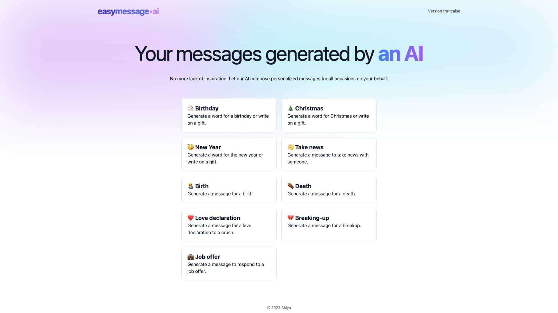 Easymessage cover