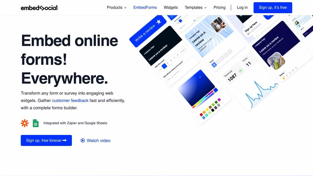 EmbedSocial Forms Builder cover