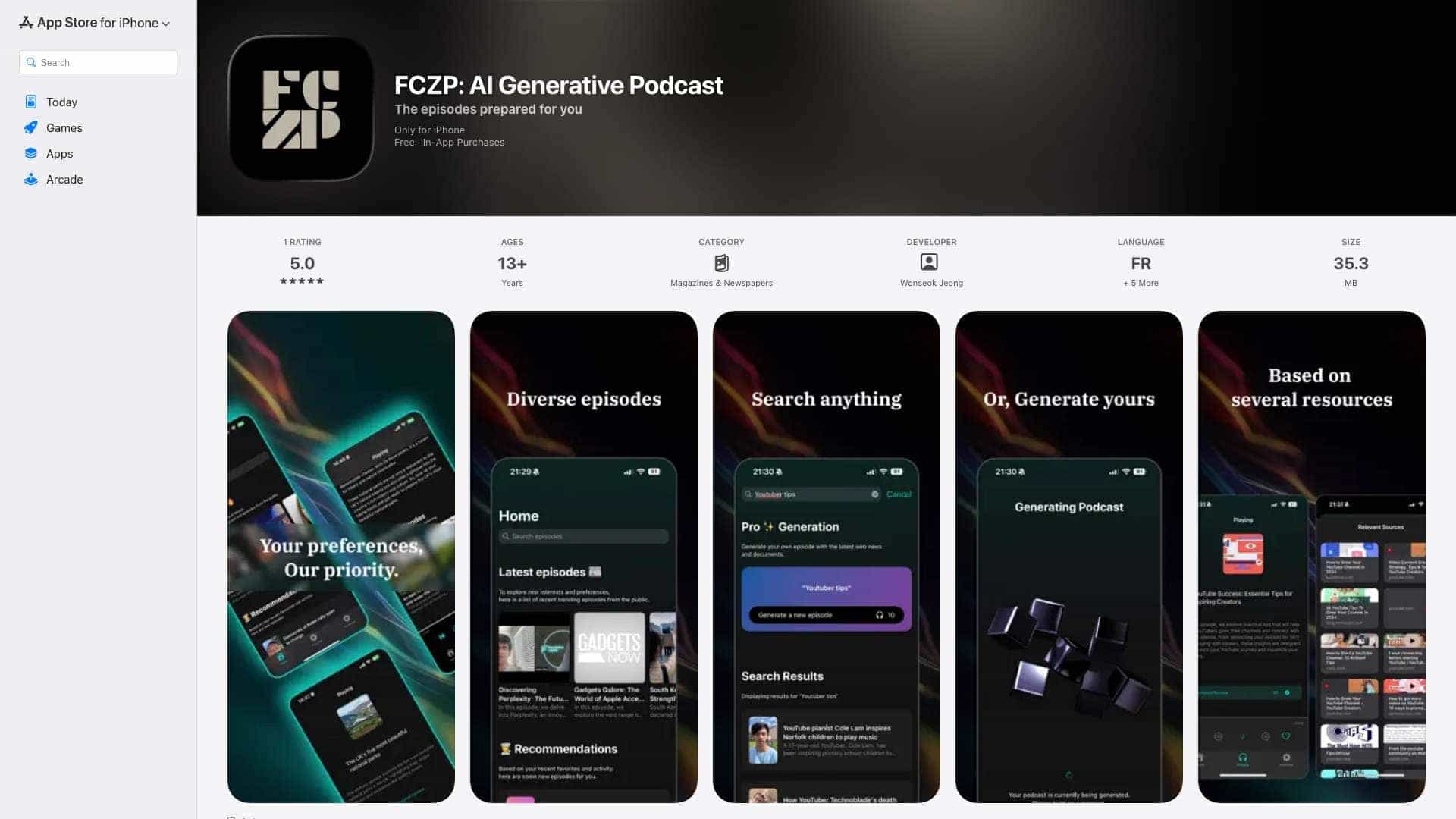 FCZP: AI Generative Podcast cover