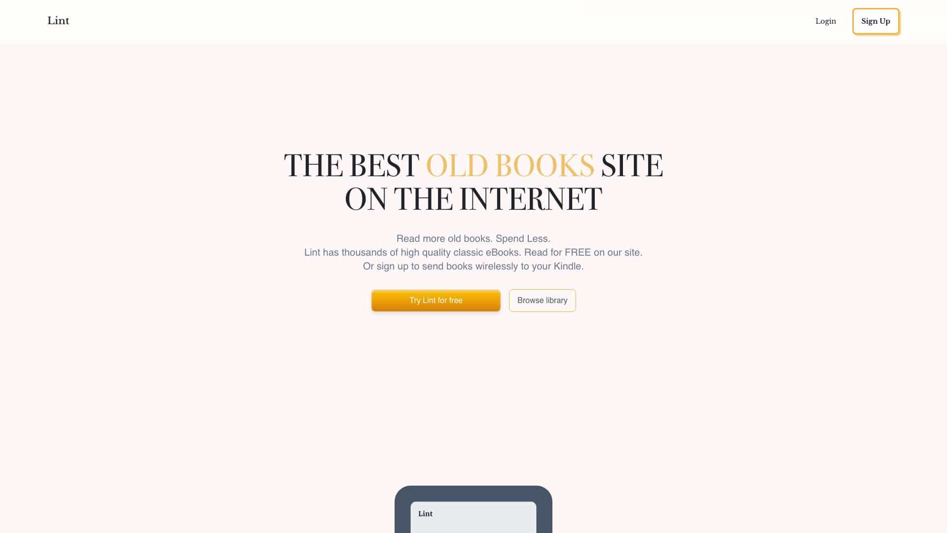 Lint - Read More. Get Smarter cover