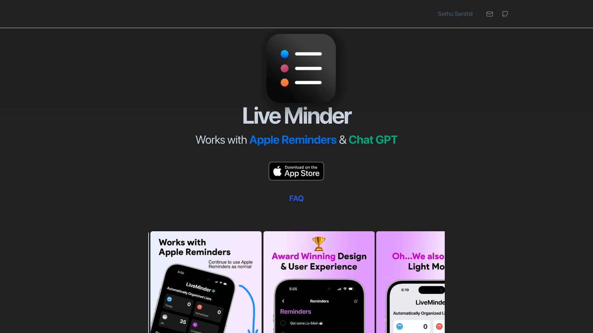 LiveMinder cover