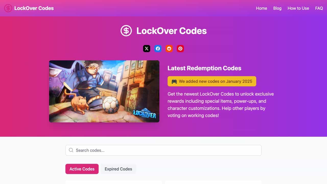 lock over codes cover