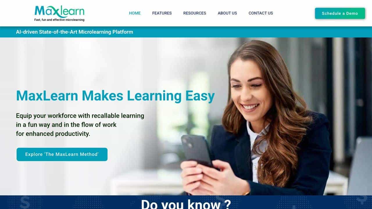 MaxLearn Microlearning Platform cover