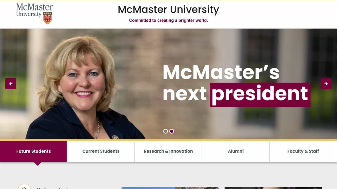 McMaster University cover