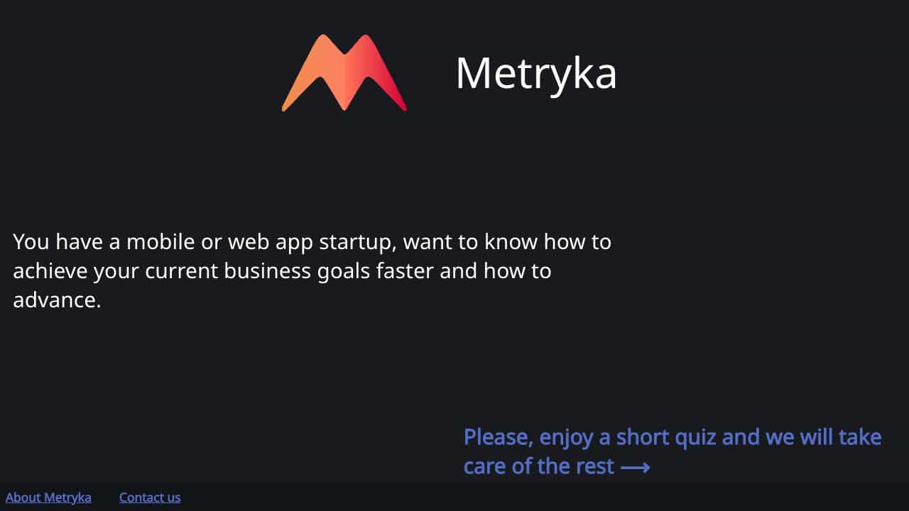 Metryka cover