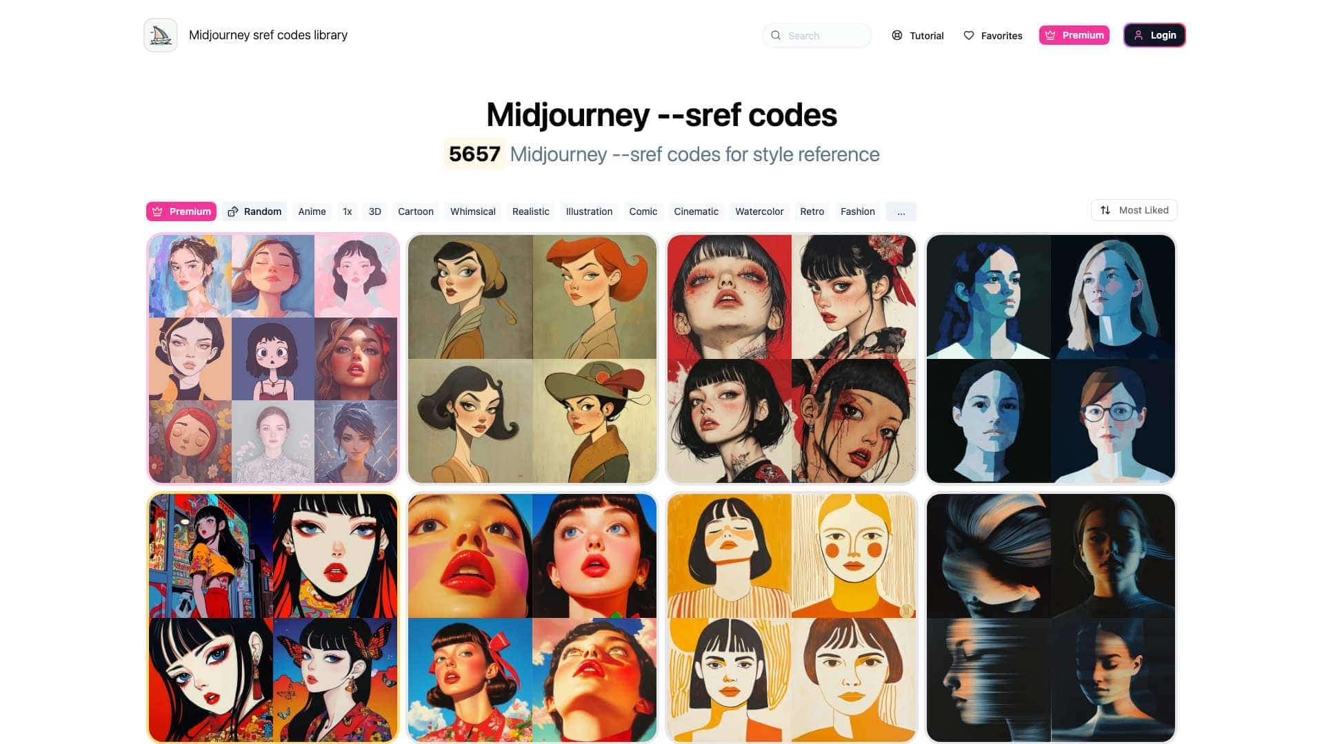 Midjourney Sref Code Library cover