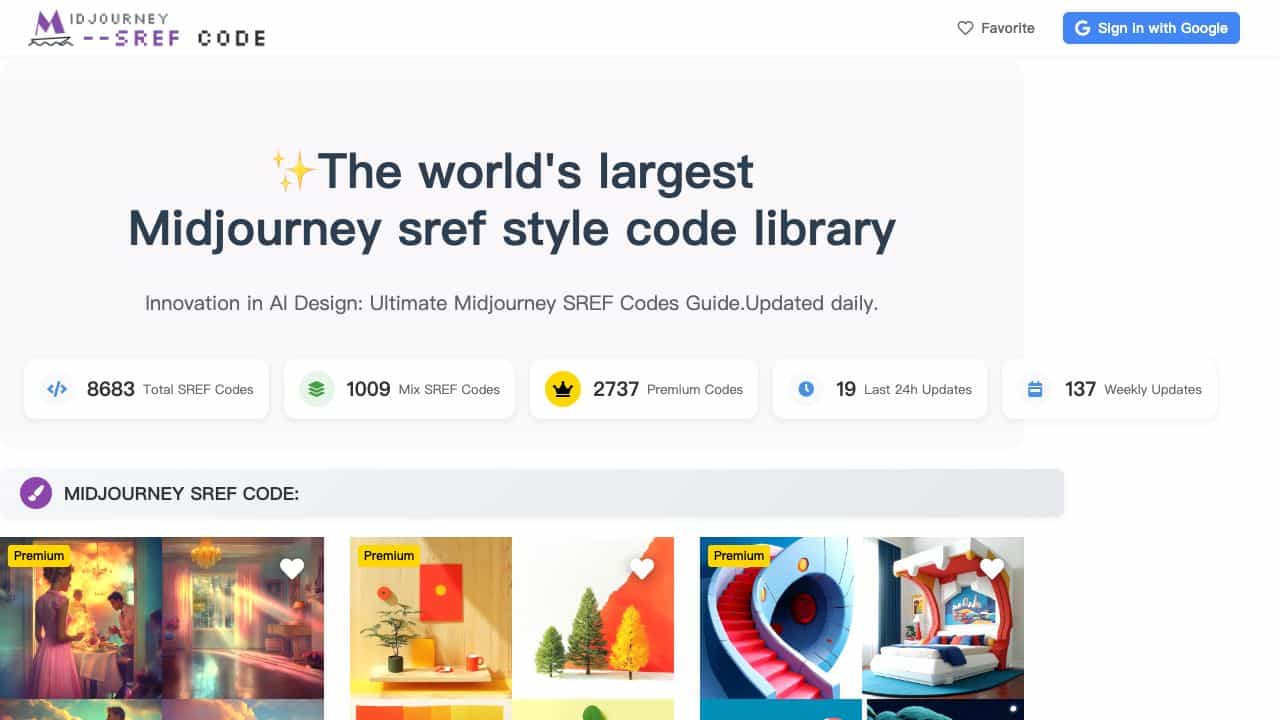 Midjourney SREF Codes Library cover