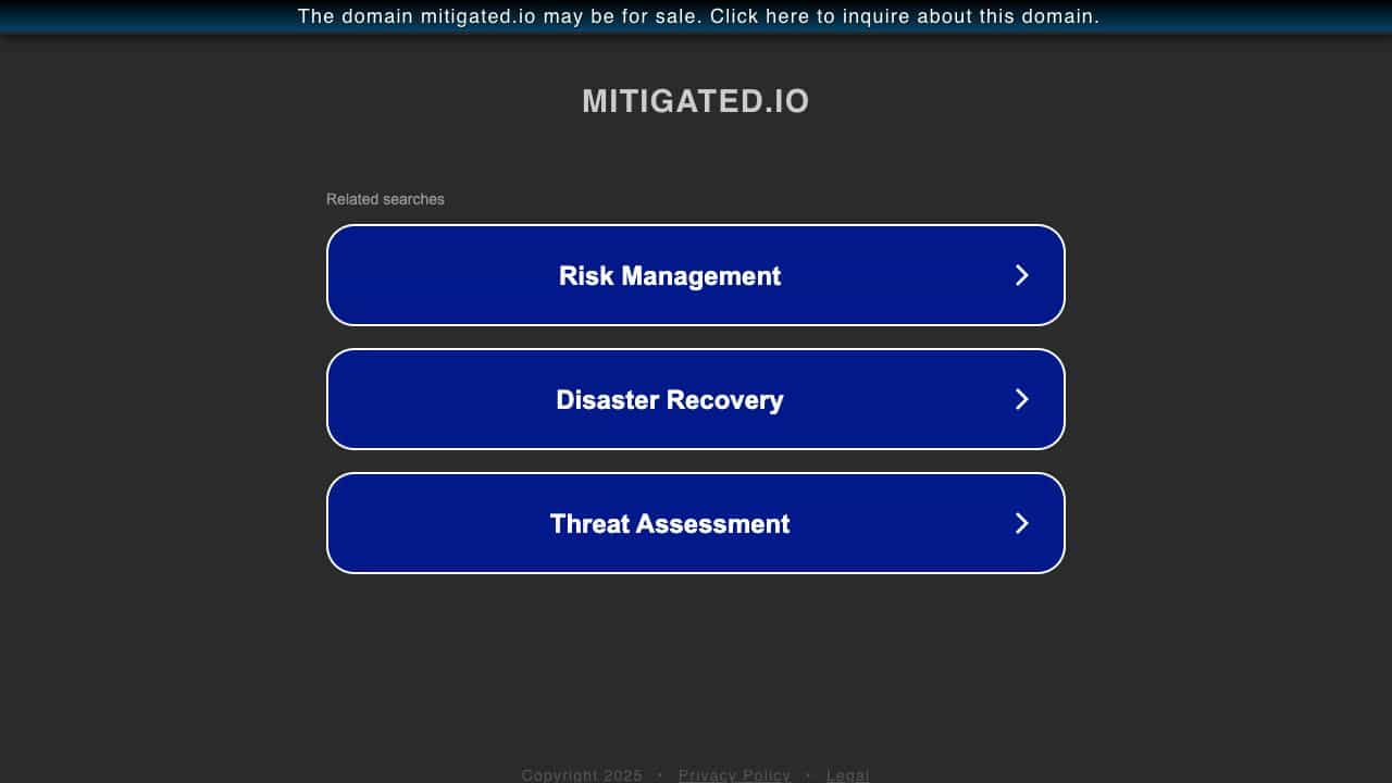 Mitigated.io cover