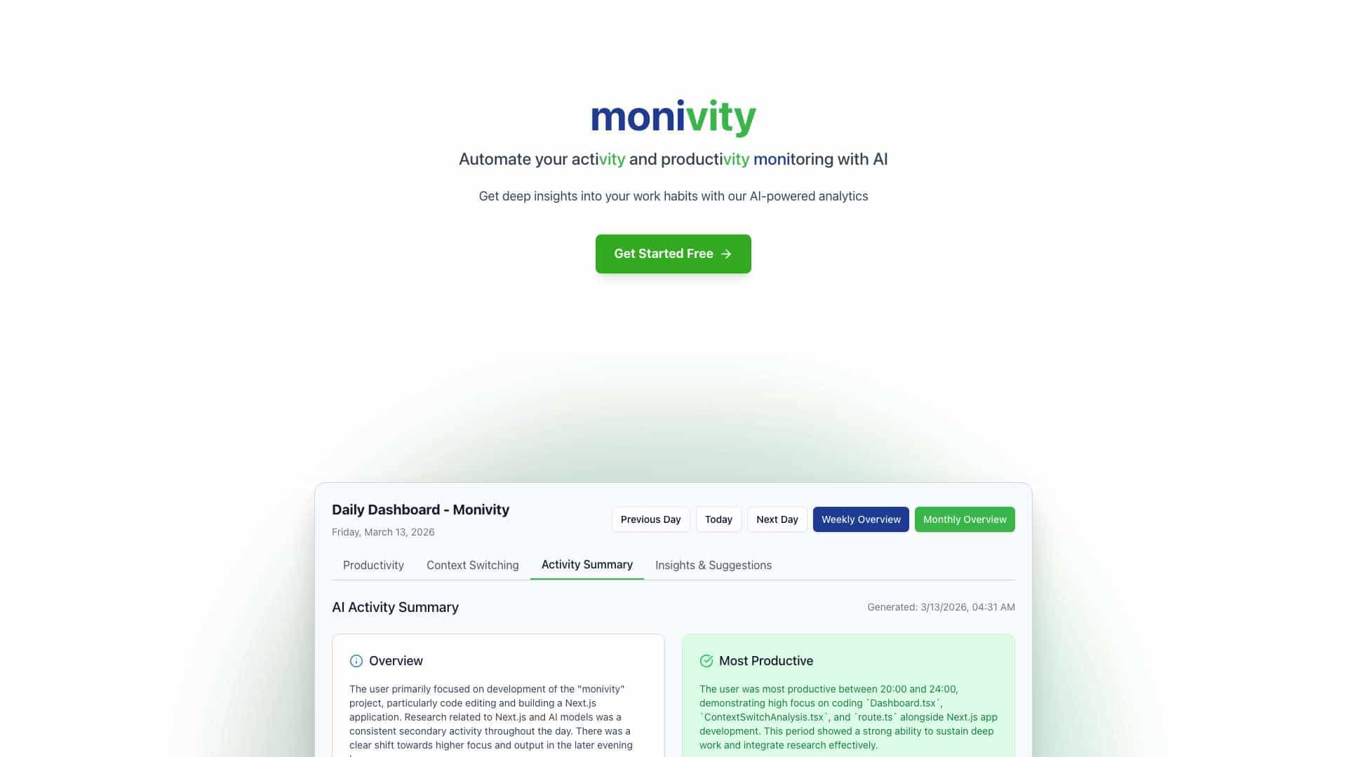 Monivity cover
