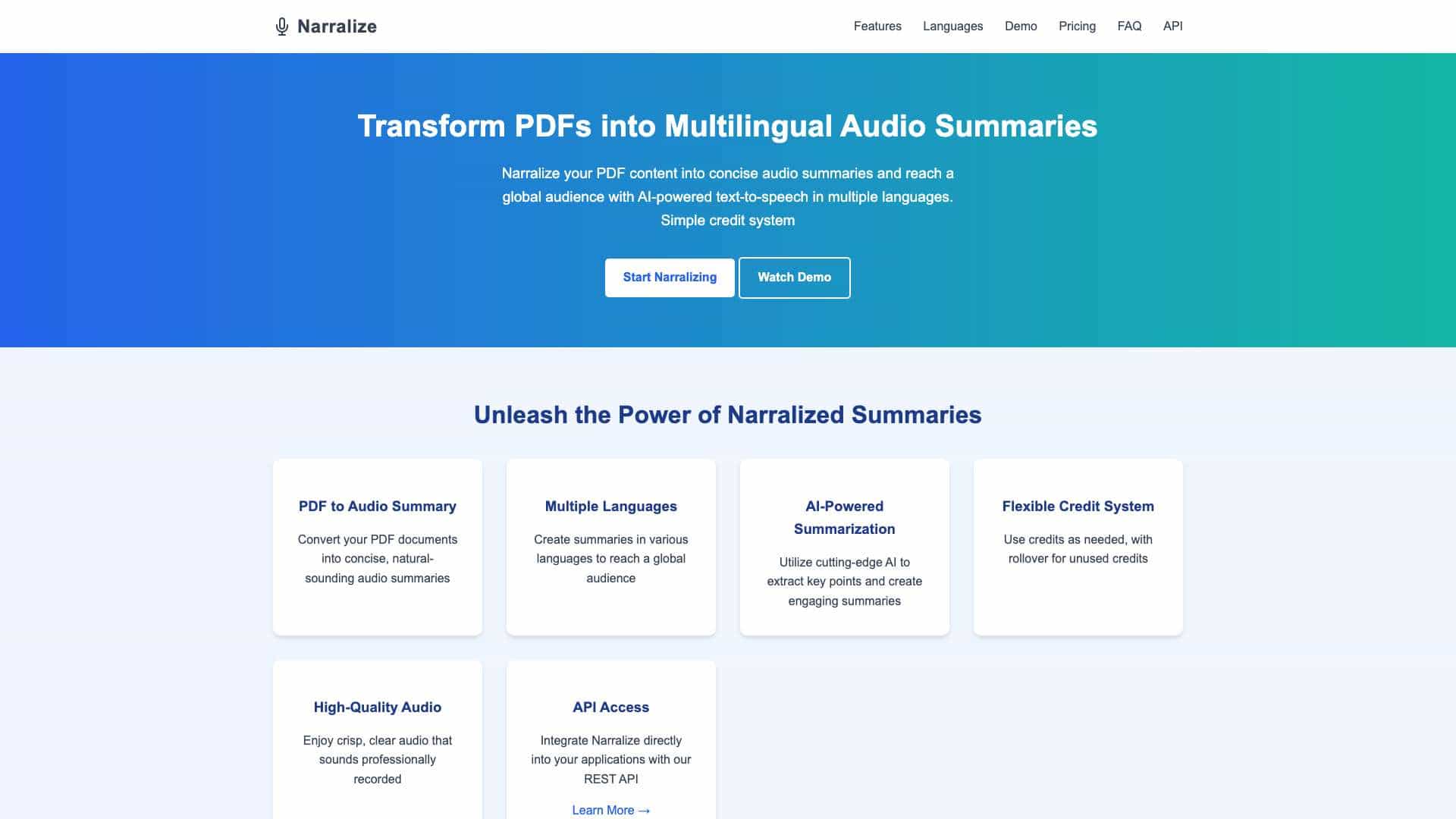 Narralize cover