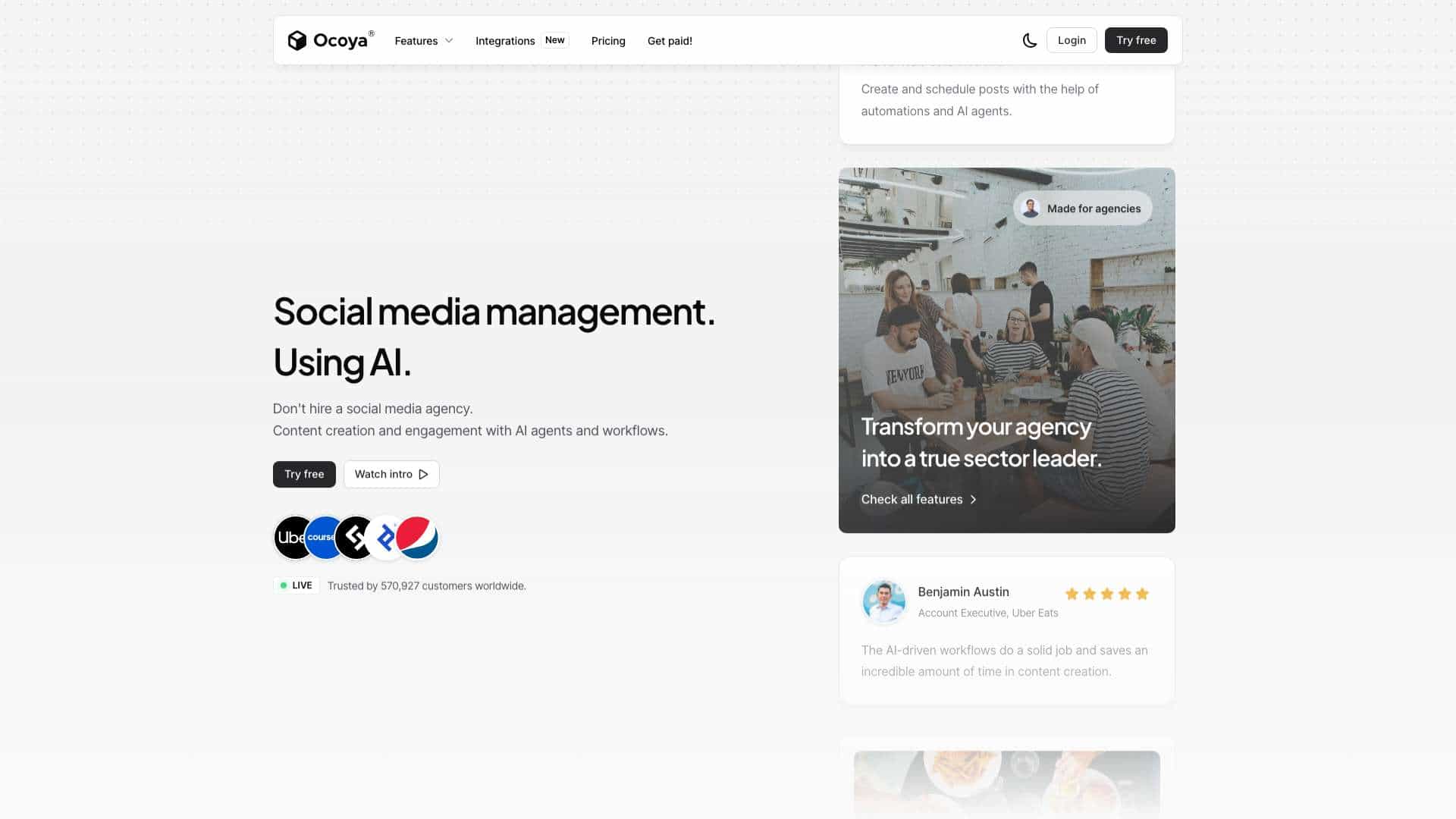 Ocoya: AI Social Media Management cover