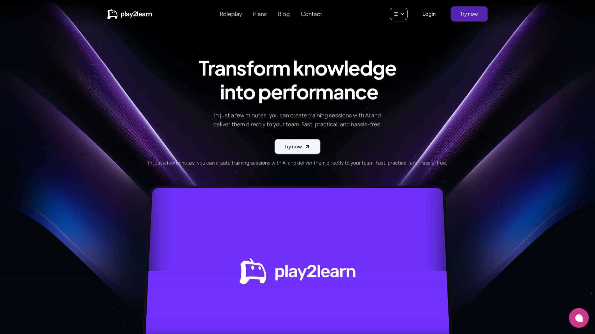 Play2Learn - Elevate Skills with Engaging AI-Powered Learning Games cover