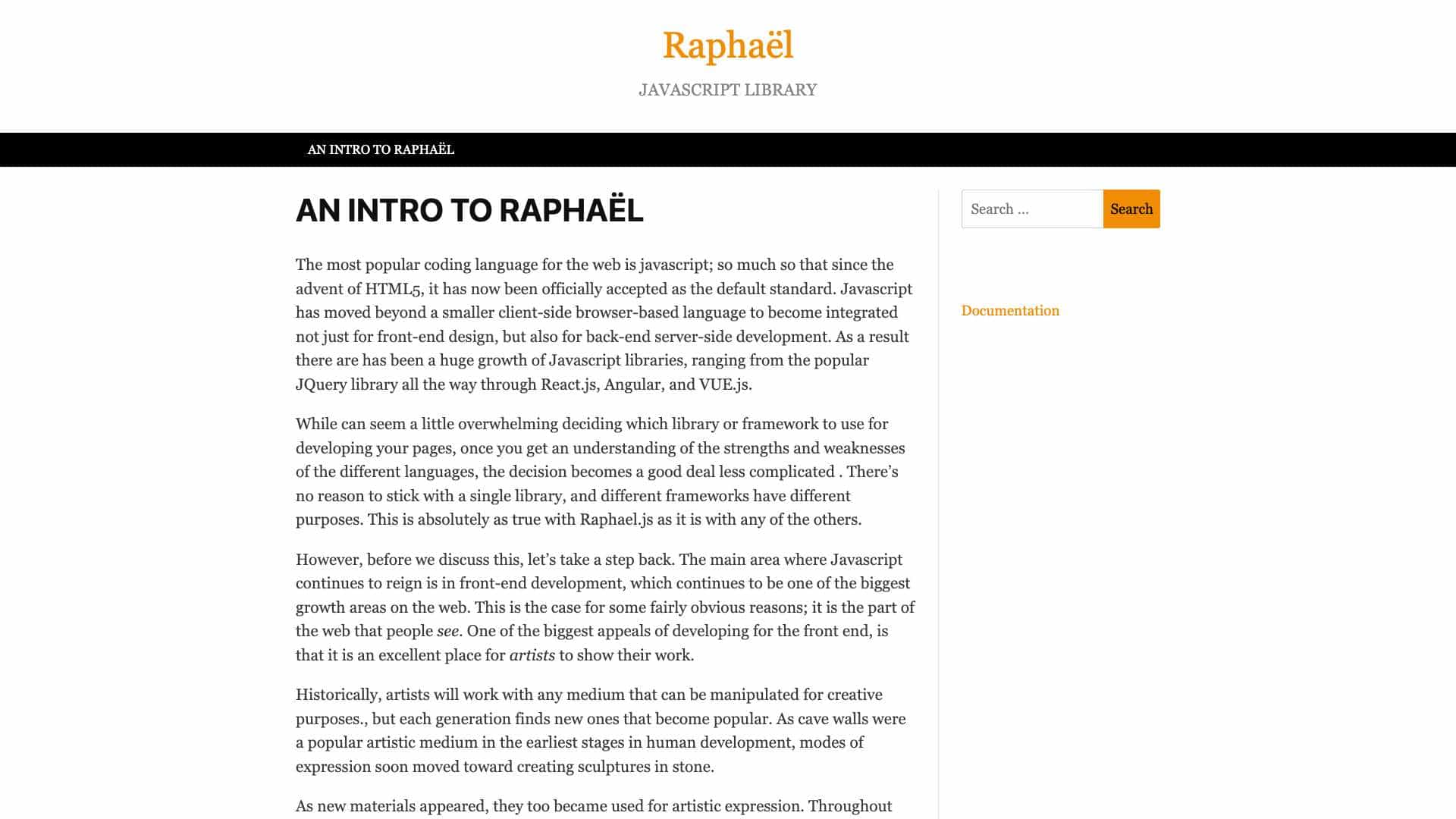 Raphaël cover