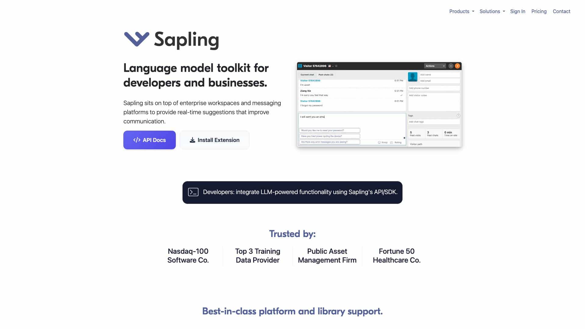 Sapling cover