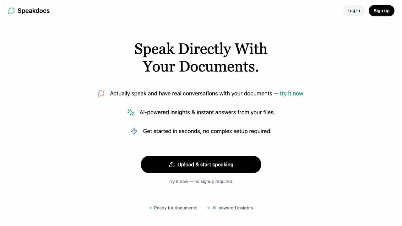 SpeakDocs cover
