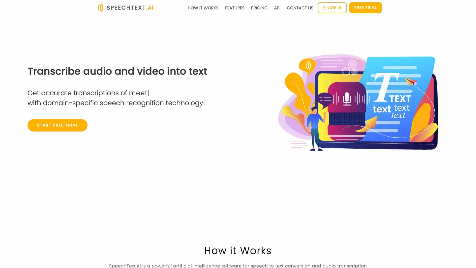 Speechtext.Ai cover