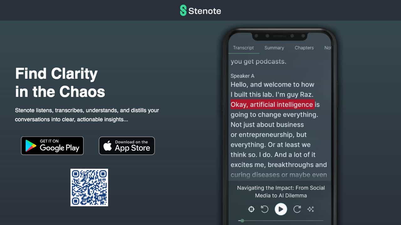 Stenote cover