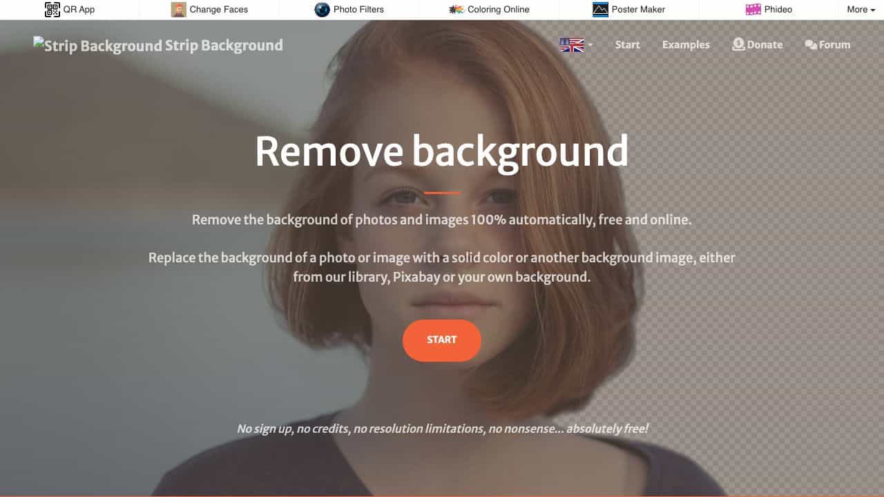 StripBackground.com cover