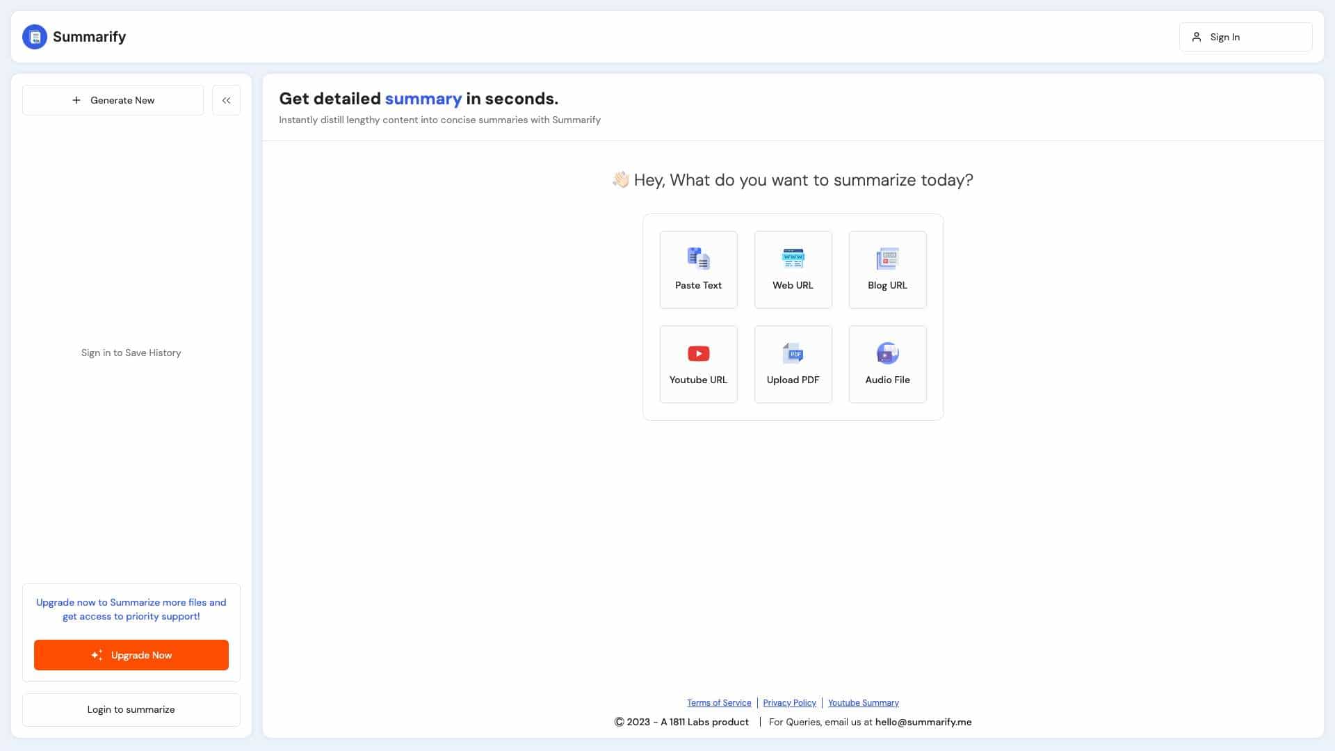 Summarify cover