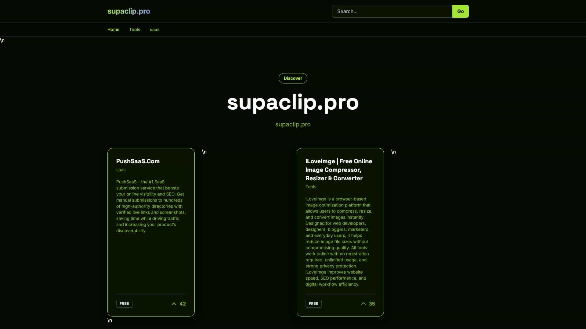 Supaclips cover