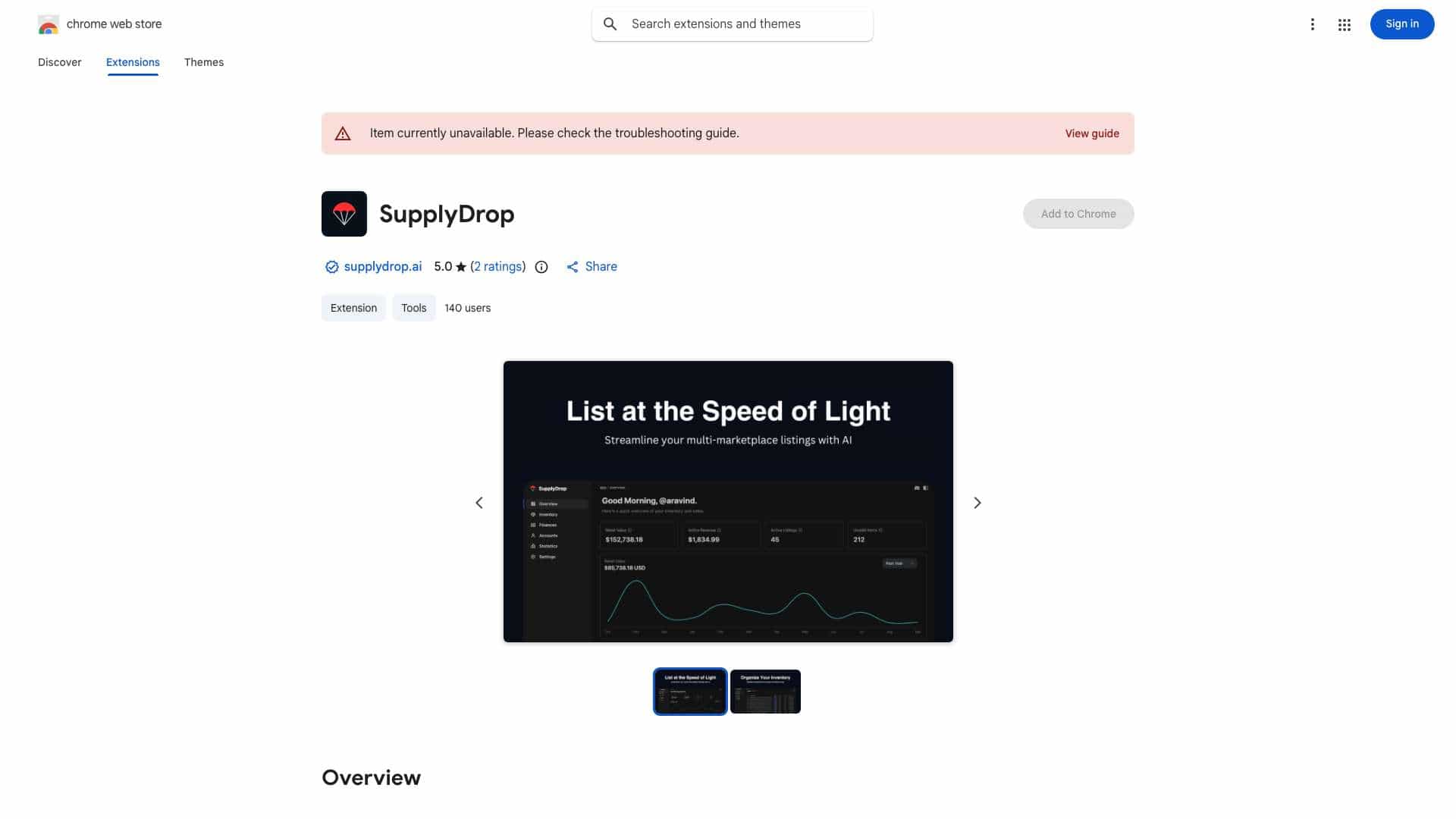 SupplyDrop Chrome Extension cover
