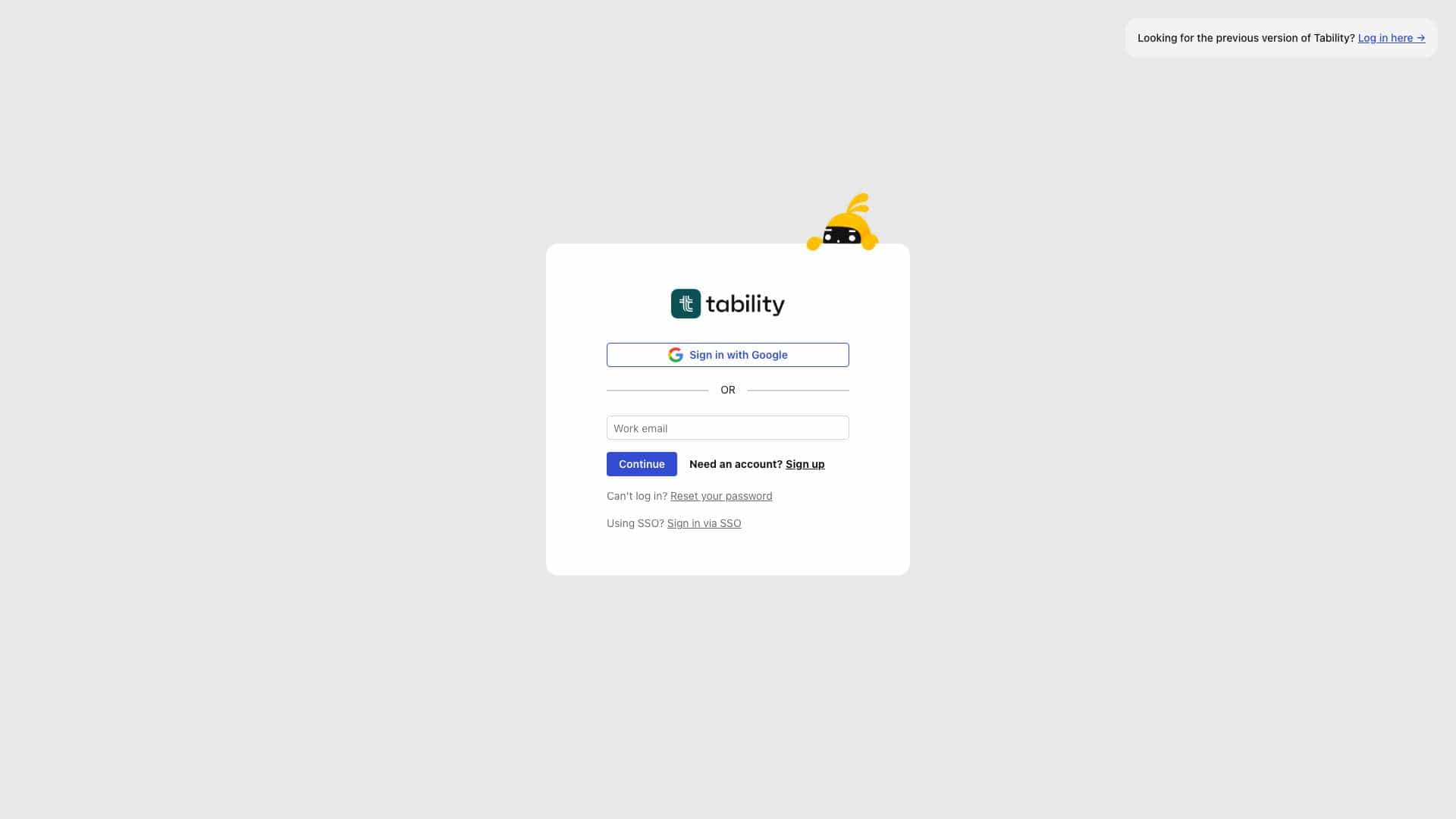 Tability cover