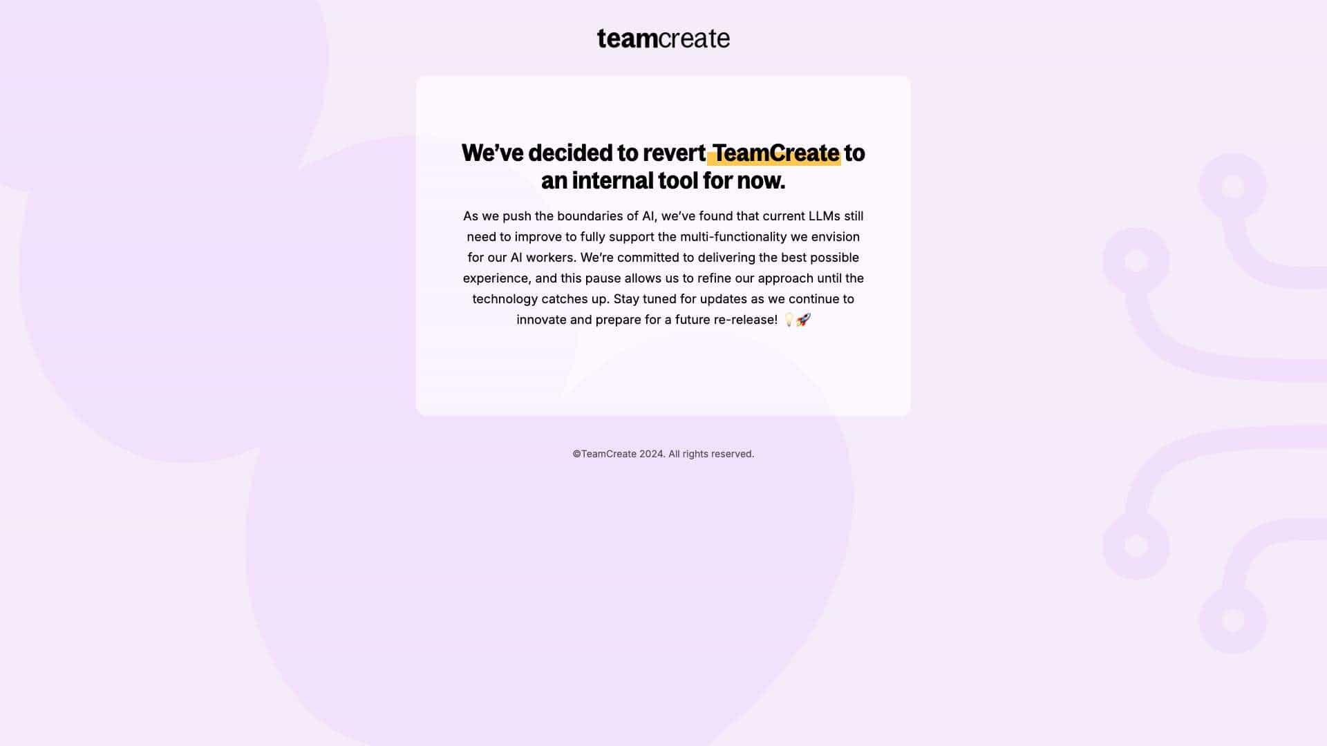 TeamCreate AI cover