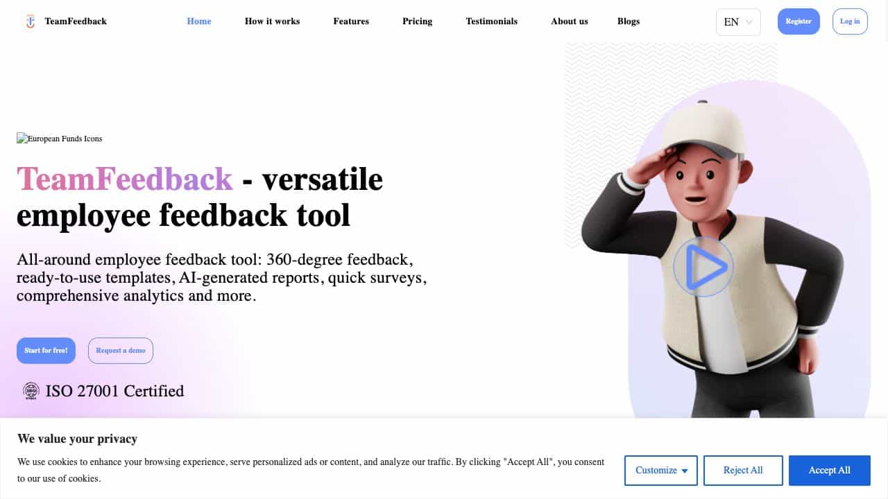 TeamFeedback - employee feedback tool cover