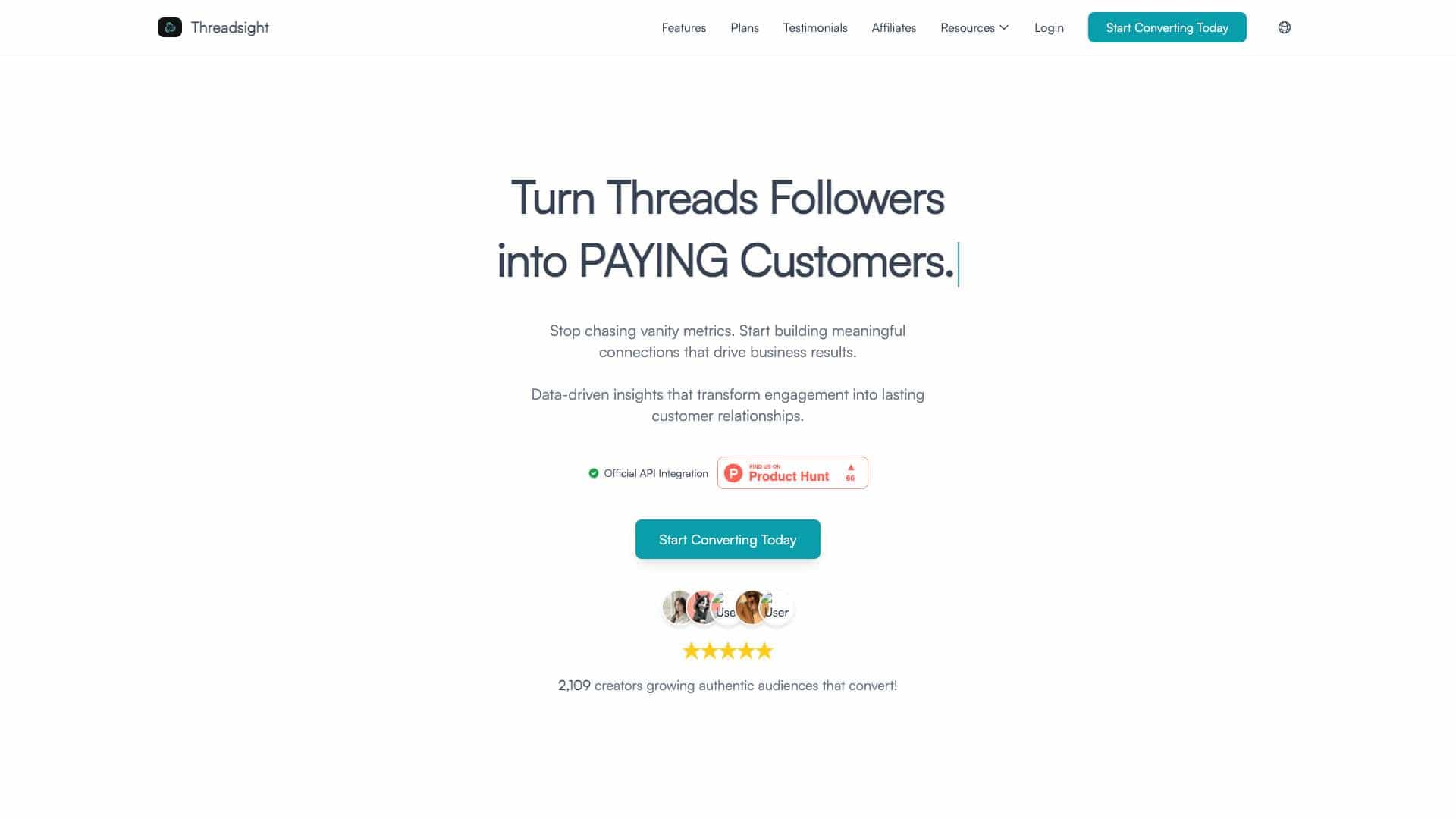 Threadsight cover