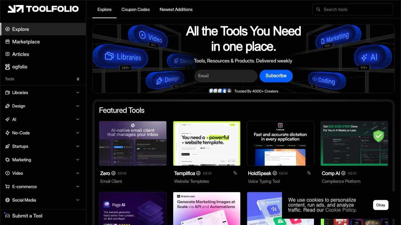 ToolFolio cover