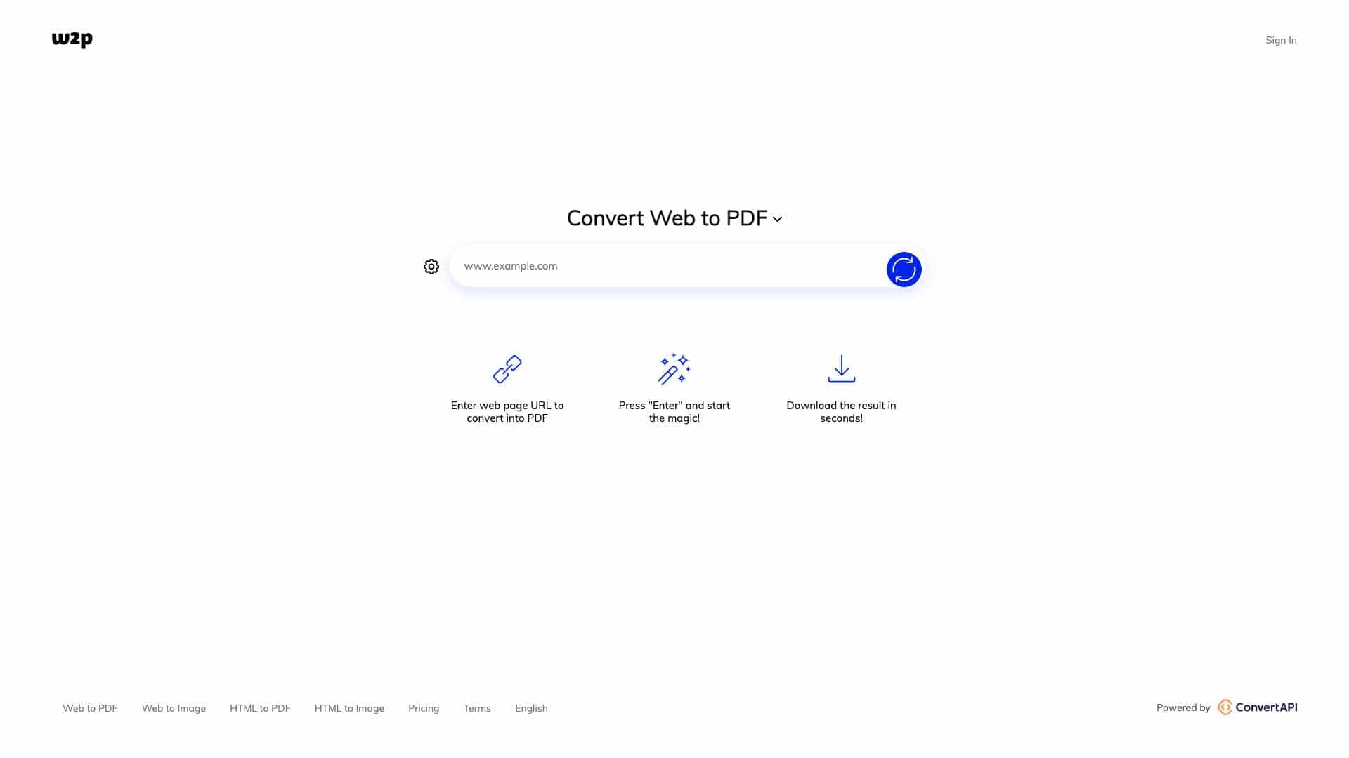 Web2PDF cover