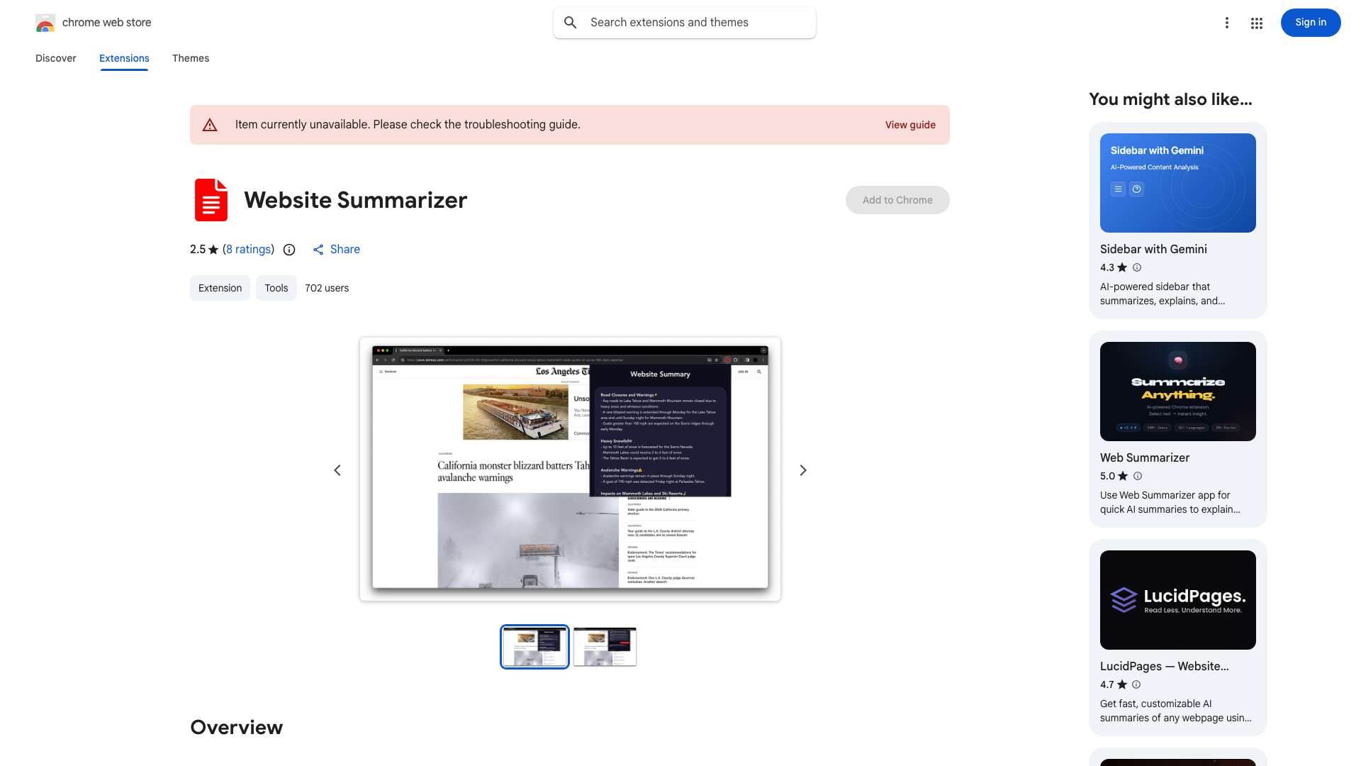 Website Summarizer cover