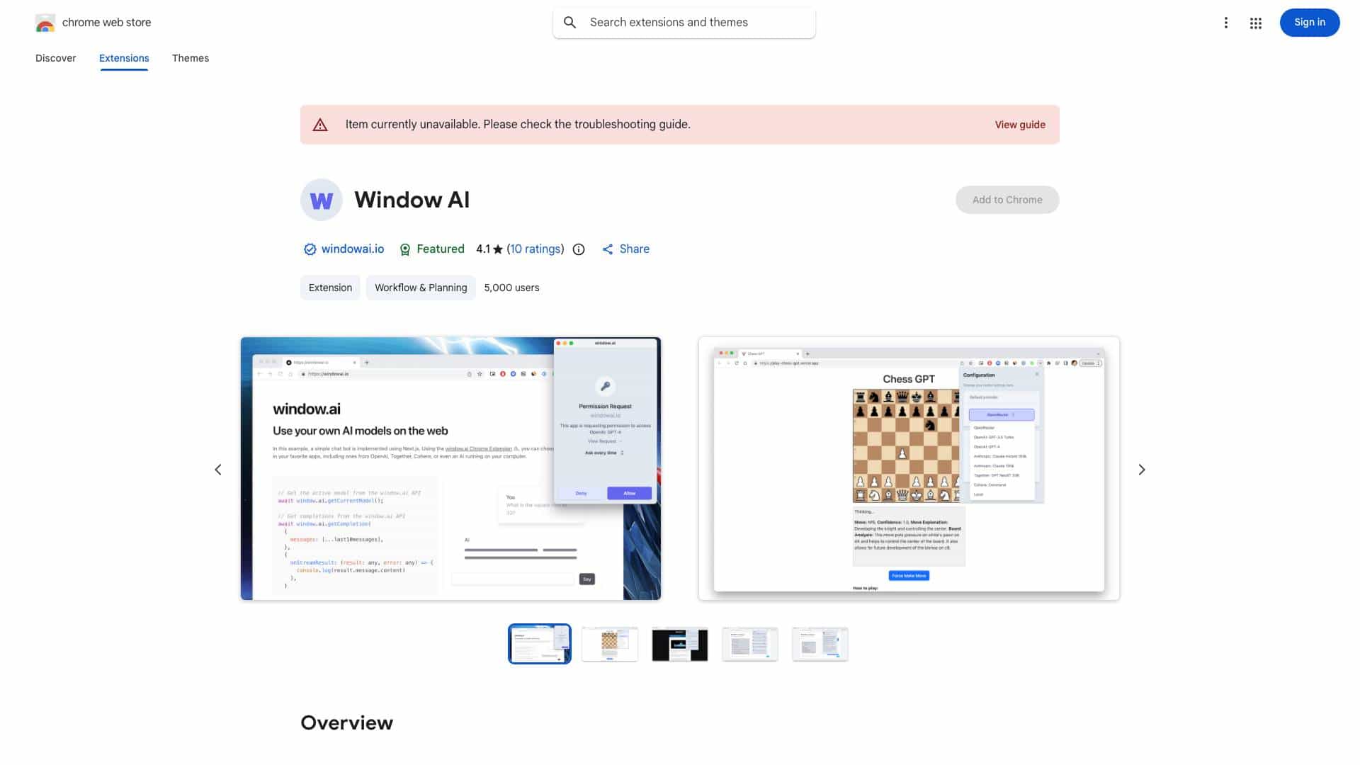 Window AI cover
