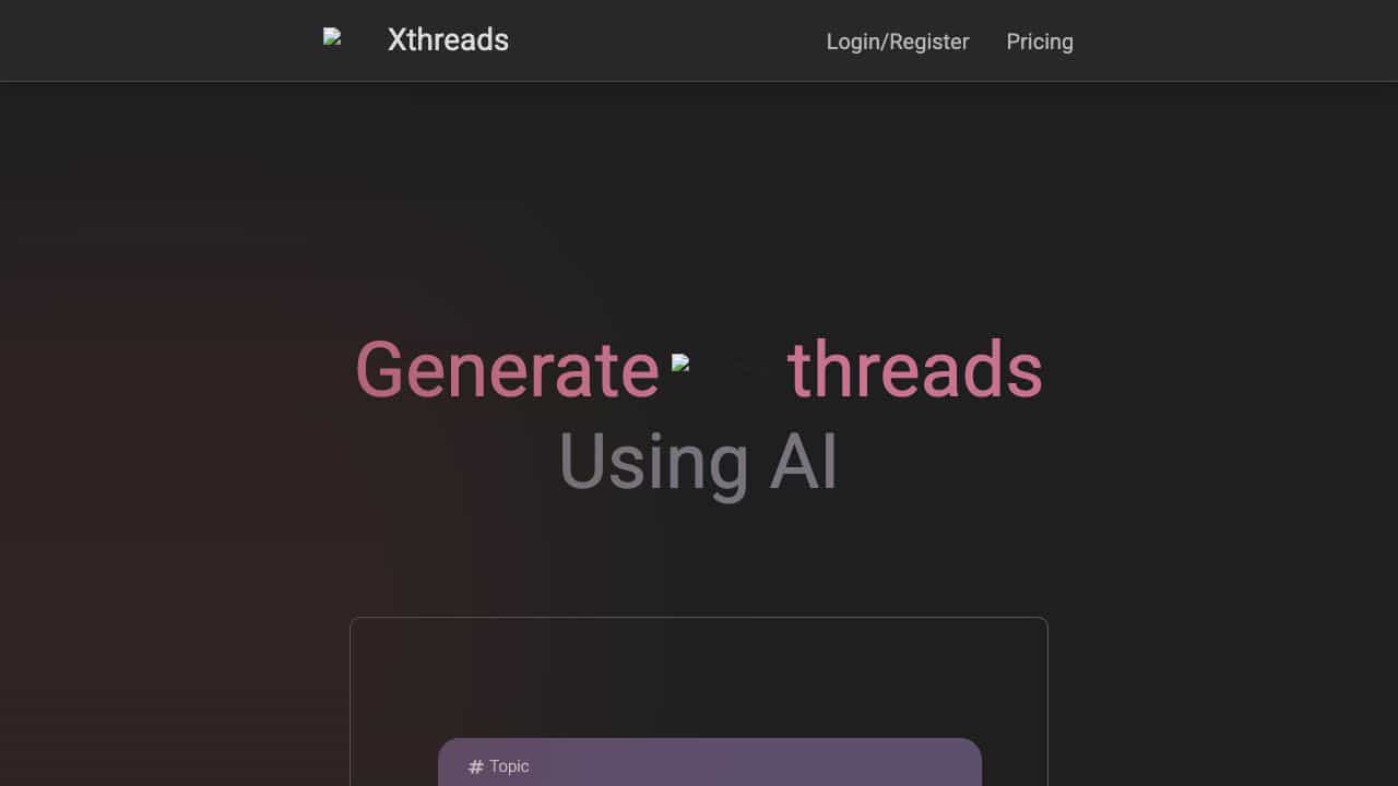 Xthreads cover