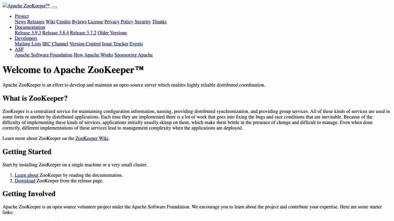 zookeeper cover