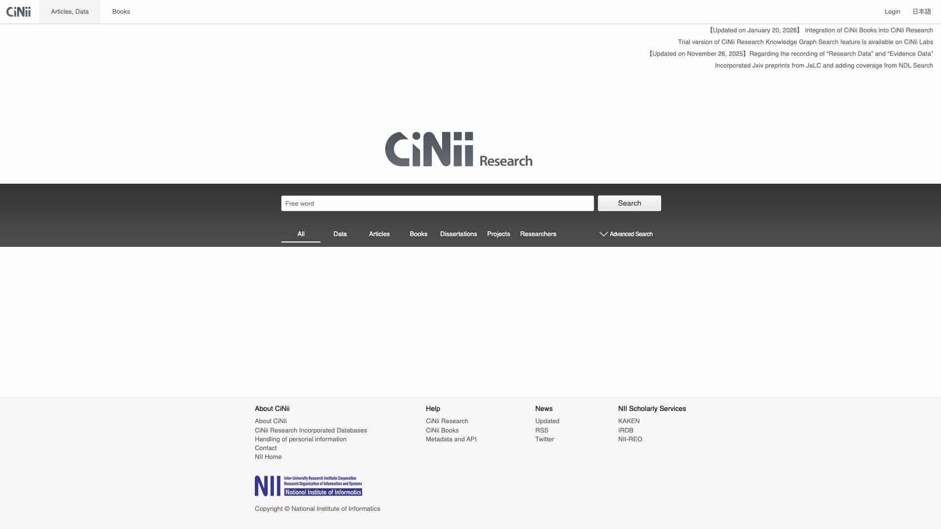 日本CINII cover